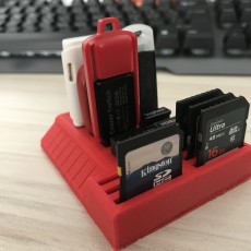 Picture of print of USB / SD / MICRO SD holder