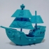 Shiver Me Timbers Benchy With Adjustable Sails. image