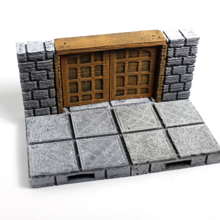 OpenLOCK Cut-Stone Square Doors