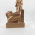 Kneeling figure of queen Hatshepsut print image