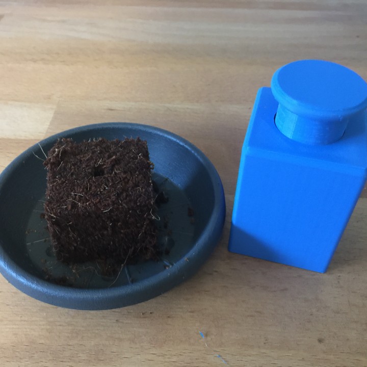 Press for germination cubes