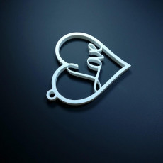 Picture of print of Love Keychain This print has been uploaded by Li Wei Bing