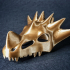 Dragon Skull print image