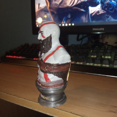 Picture of print of Kratos Bust - God of War 4