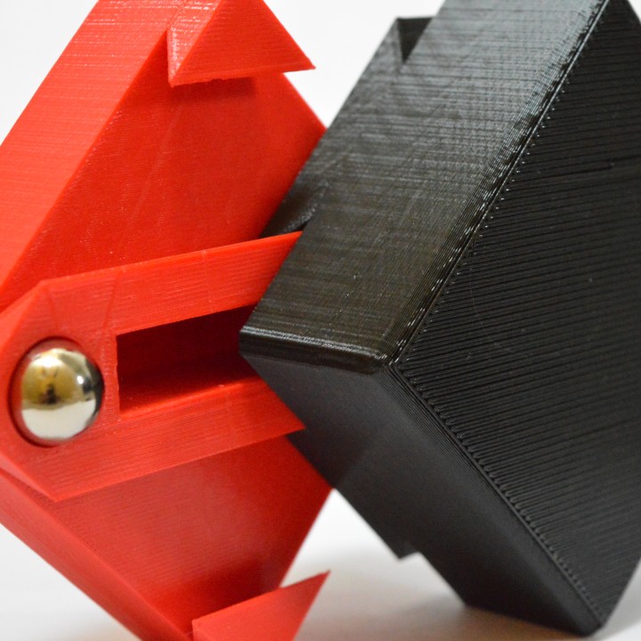 3D Printable Locking Dovetail Puzzle Box by Joseph Craig
