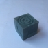 raindrop cube print image