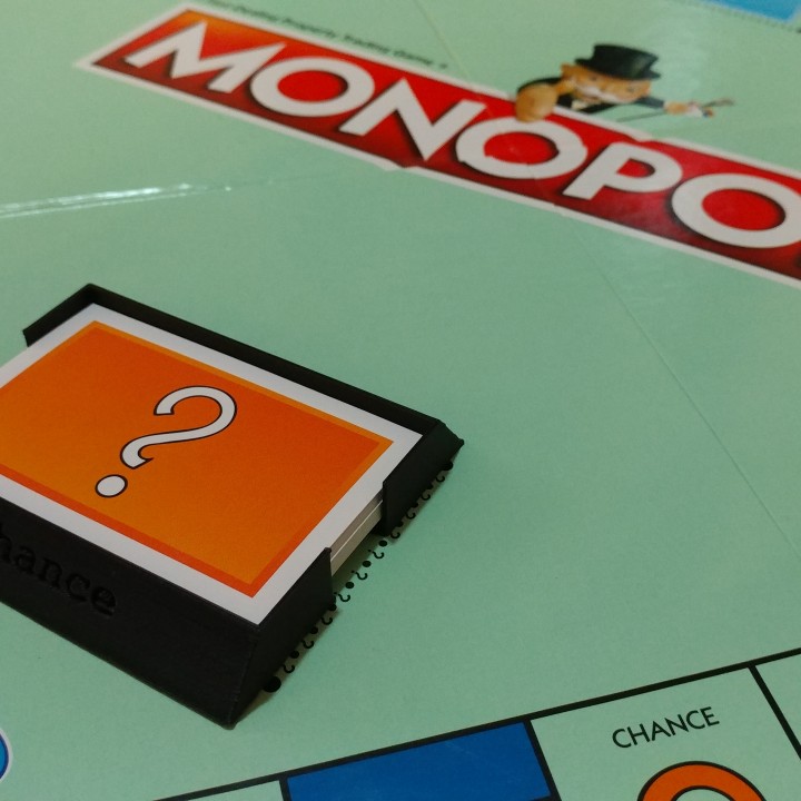 Monopoly Chance Card Holder