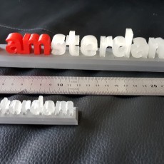 Picture of print of I amsterdam letters