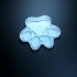Dog Paw Cookie Cutter print image
