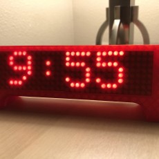 Picture of print of ESP8266 Scrolling Marque Clock This print has been uploaded by John