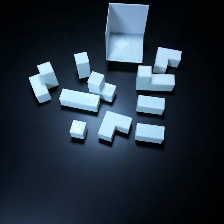 Block cube puzzle