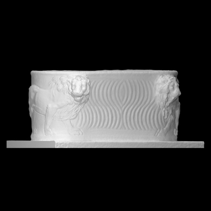 Sarcophagus with lions