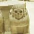 Two sphinxes supporting a column base image