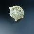Voronoi piggy bank print image