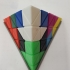Three sided pyramid puzzle image