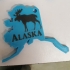 Alaska/Moose Key chain image