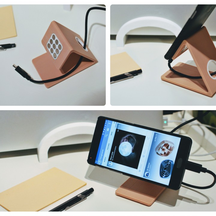 Magnetic phone stand