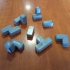 Simple Cube puzzle for playing print image