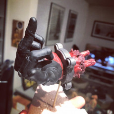 Picture of print of Severed Deadpool hand F***you This print has been uploaded by Seb Keihilin