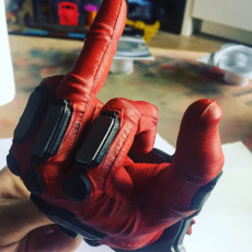 Picture of print of Severed Deadpool hand F***you This print has been uploaded by Adam Barnsley
