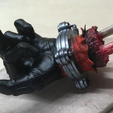 Picture of print of Severed Deadpool hand F***you This print has been uploaded by Tom Graphite