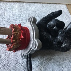 Picture of print of Severed Deadpool hand F***you This print has been uploaded by Carl Gallop