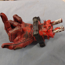 Picture of print of Severed Deadpool hand F***you This print has been uploaded by Adam Wood