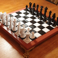 Picture of print of Faceted Chess Set This print has been uploaded by Martin Sonesson