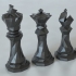 Faceted Chess Set image