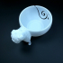 3D printed pug yarn bowl custom made image