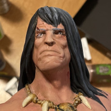 Picture of print of Conan the Barbarian bust This print has been uploaded by bill robertson