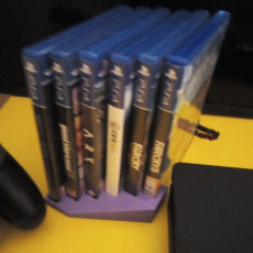 Picture of print of PS4 game holder