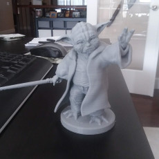 Picture of print of Yoda Bookend