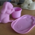 Easter Bunny Planter (pot with base) -BD Homemaker image