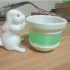 Easter Bunny Planter (pot with base) -BD Homemaker image