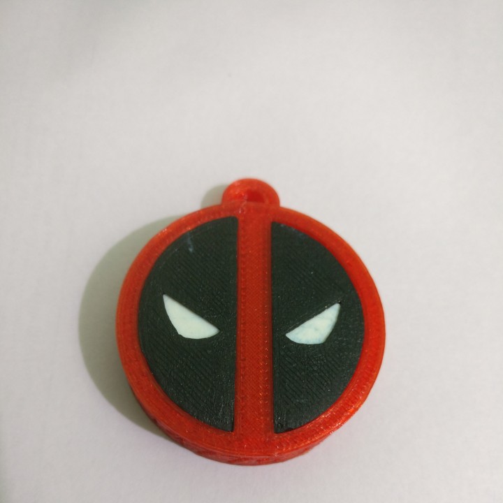 Deadpool Logo Keychain