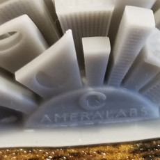 Picture of print of AmeraLabs town SLA calibration part