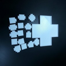 Picture of print of The cross and the cubes Puzzle