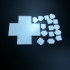 The cross and the cubes Puzzle image