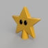 Mario Power Star Christmas Tree Topper image