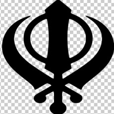 Picture of print of Khanda and Name