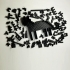 The impossible 3D Cat puzzle print image