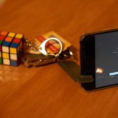 Picture of print of Keyring phone stand