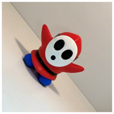 Picture of print of Shy Guy from Mario games - Multi-color