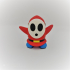 Shy Guy from Mario games - Multi-color print image