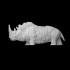 Prehistoric rhinoceros image