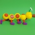 Wiggler from Mario games - multi-color image