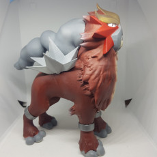 Picture of print of Legendary Pokémon Entei