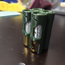 Picture of print of Tiki AA Battery Holders