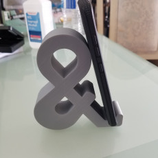 Picture of print of & phone holder